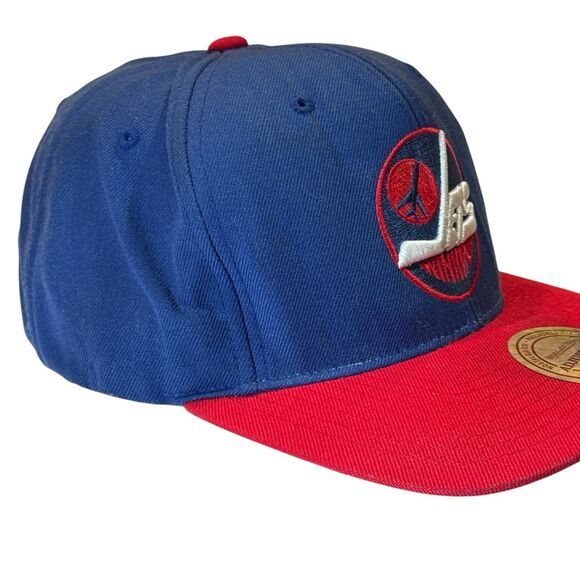 Mitchell & Ness Vintage Hockey Winnipeg Jets Wool Snapback Hat Blue/Red - Picture 10 of 15